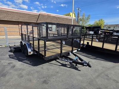 2026 PJ Trailers 7X12 UL 7K with 2' Sides and Land