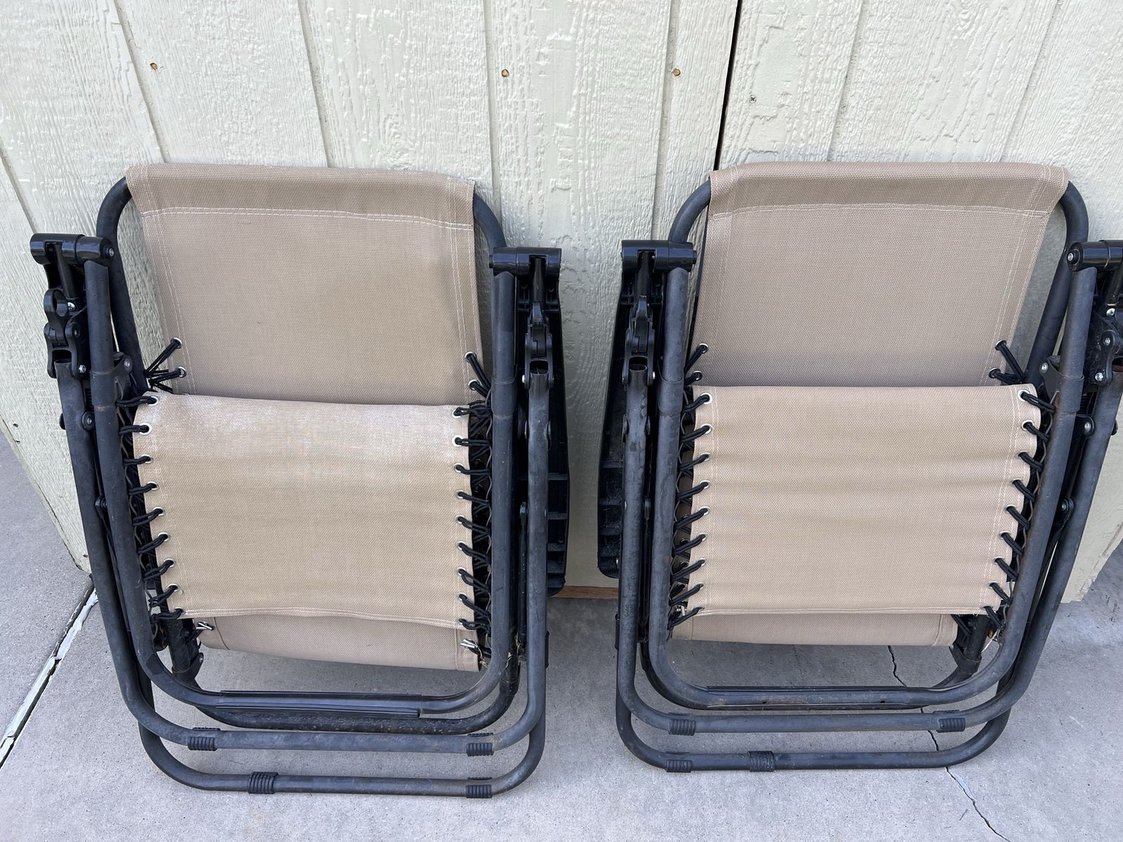 Two Gravity Lawn Chairs