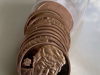 Copper .999 Fine 1 Oz Donald Trump Coin - 20-Coin Roll - like new