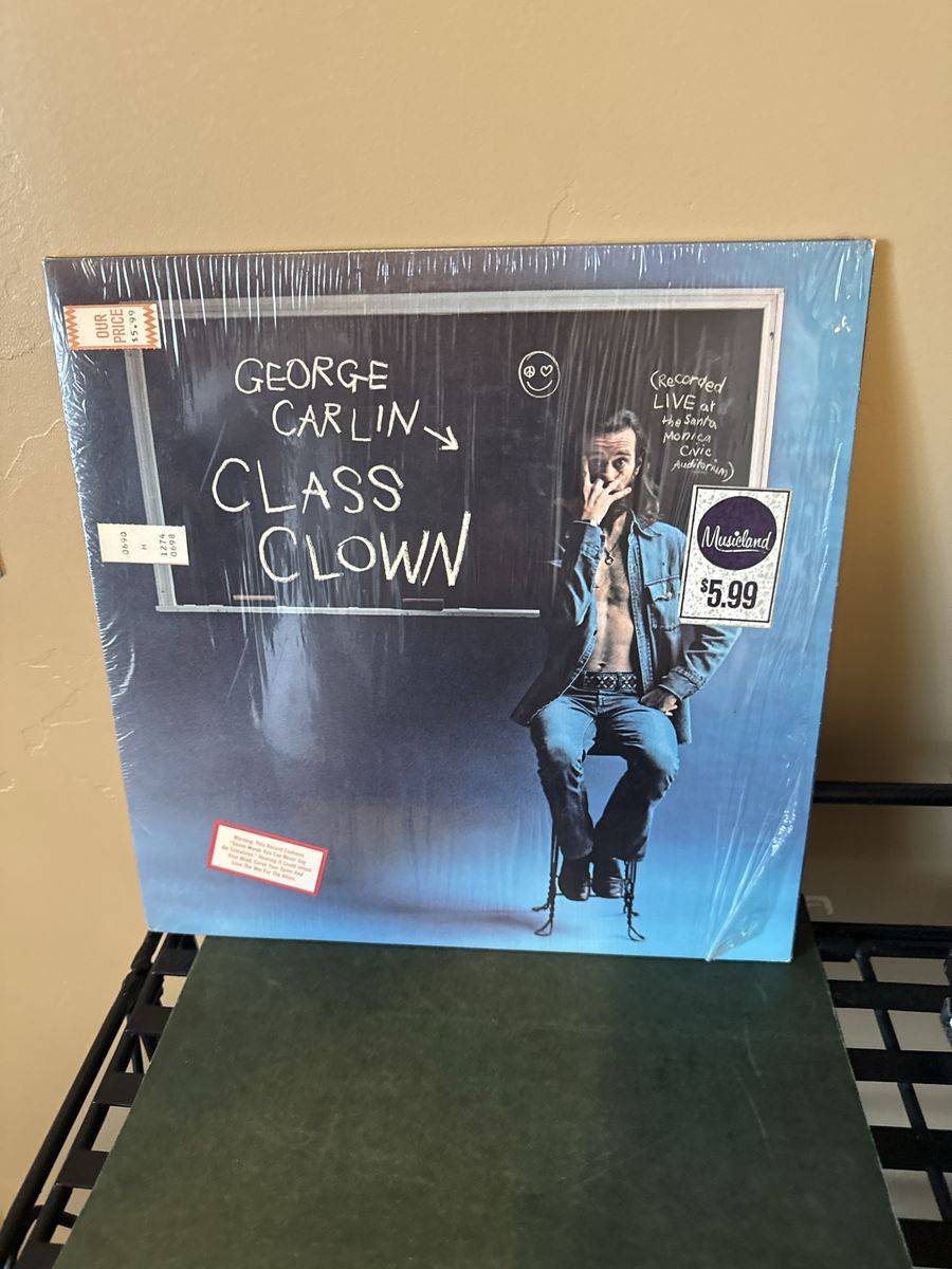 George Carlin Class Clown Vinyl Record LP Live at Santa Monica Civic Auditorium