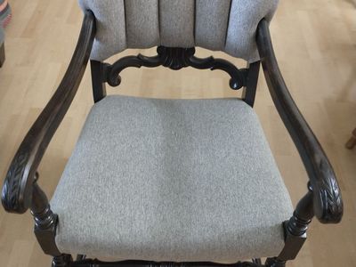 Antique Tufted Arm Chair