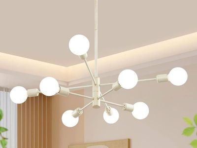 8-Light Vintage Sputnik Chandelier