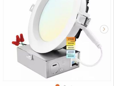 Luxrite LED Recessed Light Kit