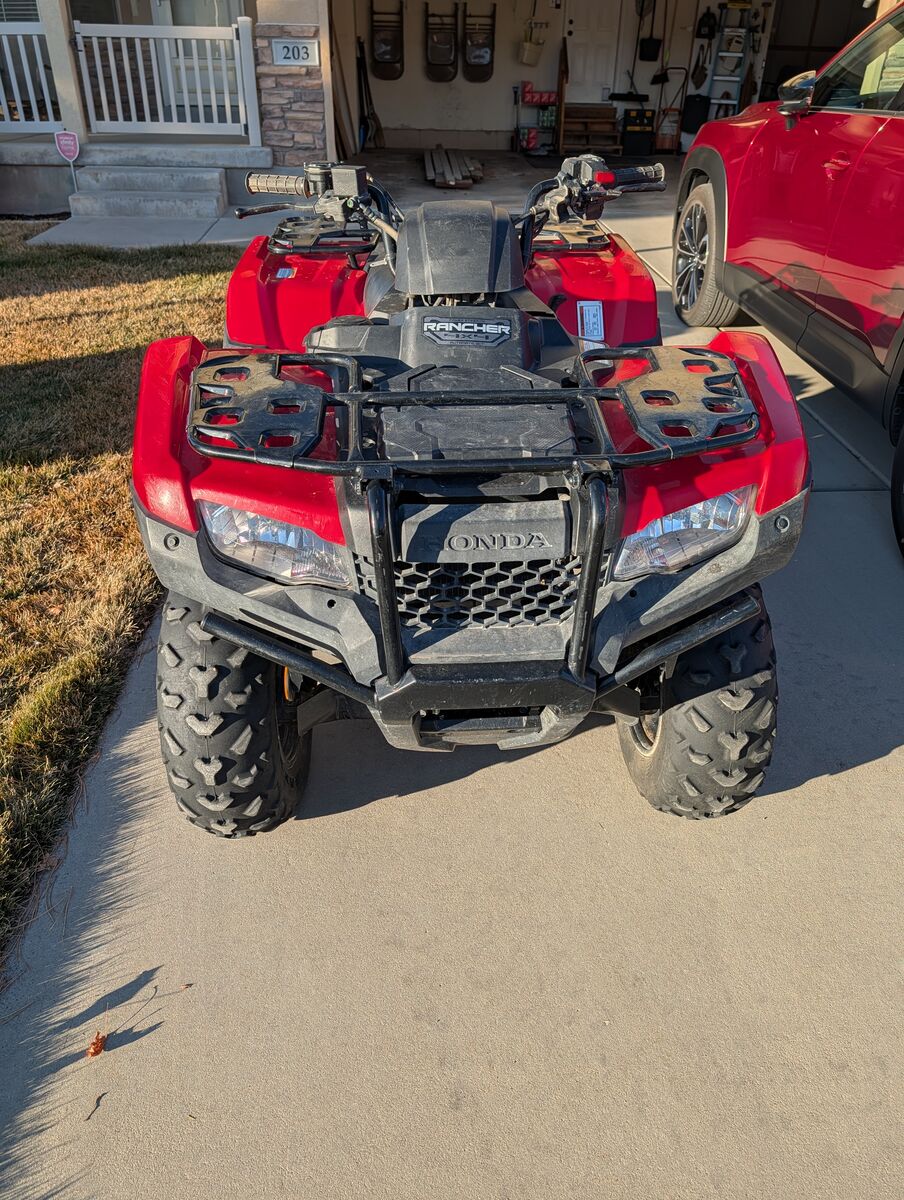 2023 Honda Rancher 420 ATV Red