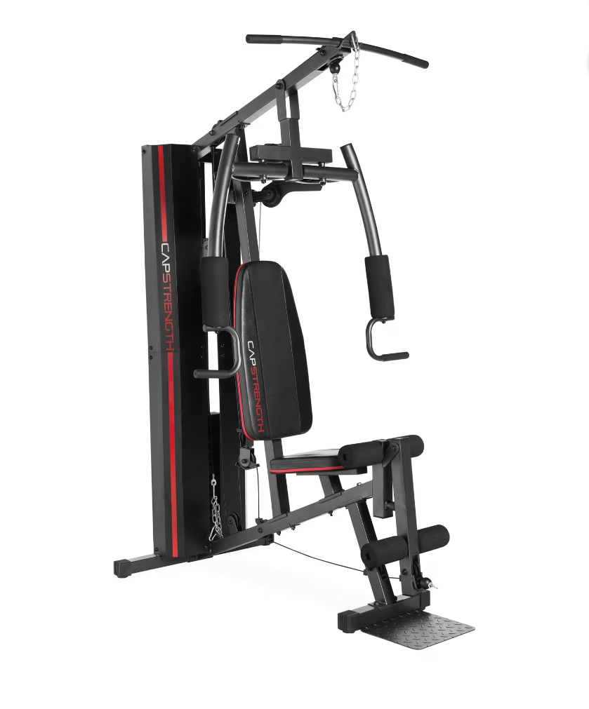 CAP home gym with 125lb weight stack