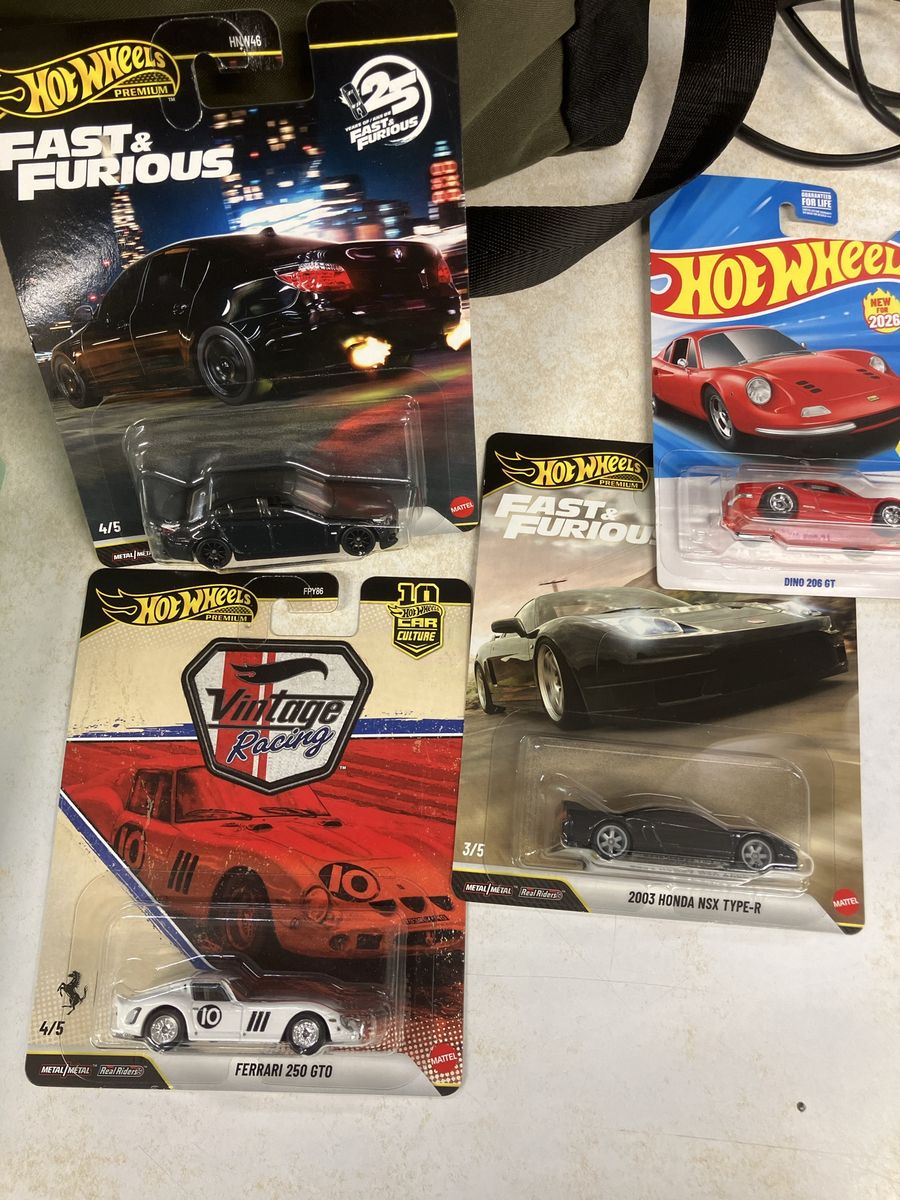 Hot Wheels Premium Fast & Furious Vintage Racing Ferrari 250 GTO Honda NSX Lot