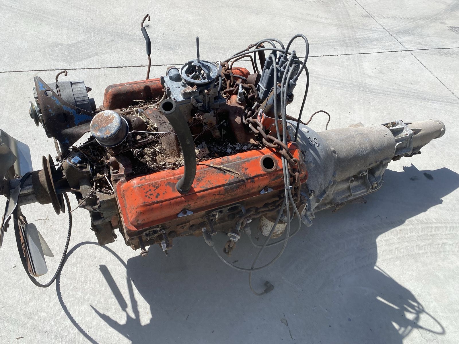 SBC 305 CID and TH375 Transmission
