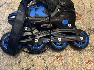 Races kids roller skates size 30-33