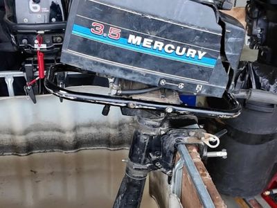 Mercury 3.5 HP Outboard Motor - Good Condition, Ready for Water