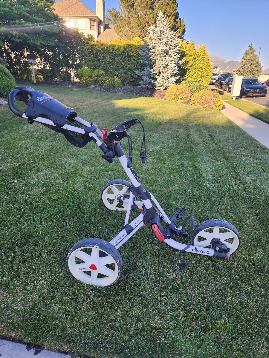 Clicgear 3.5+ White Push Cart