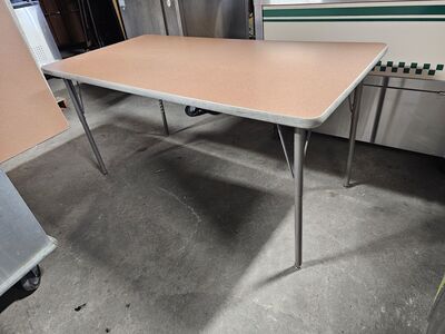 Table 30"x60" Heavy Duty Metal Legs Adjustable Height 90 Available