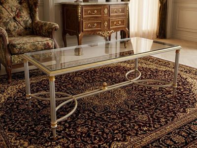 Gorgeous Vintage Glass Coffee Table