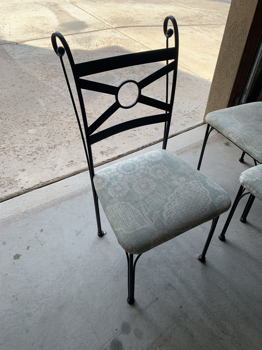 Metal frame chairs