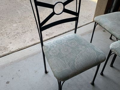 Metal frame chairs