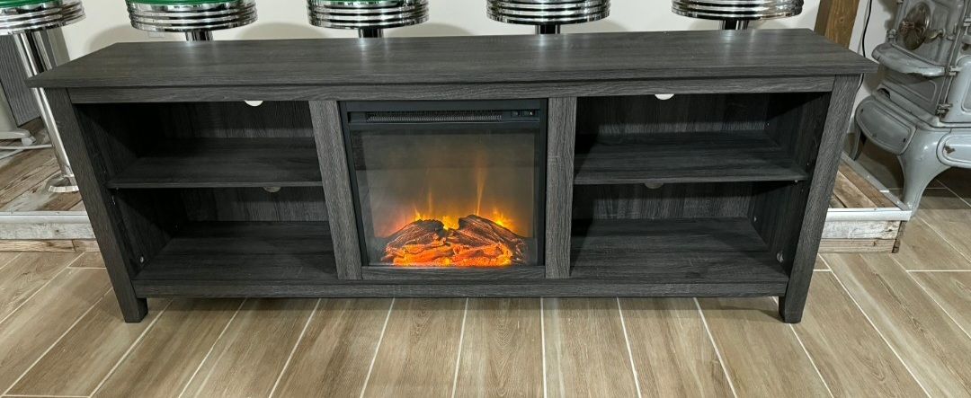Fireplace TV stand