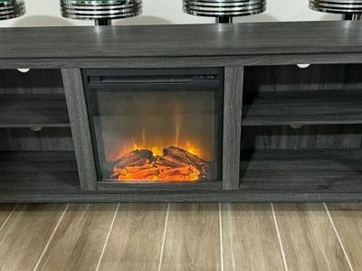 Fireplace TV stand