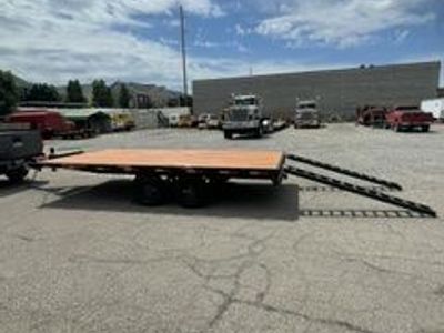 16 Ft Deck Over Flat Trailer