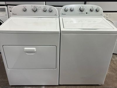 Whirlpool White Top Load Washer & Electric Dryer Set - Delivery Available