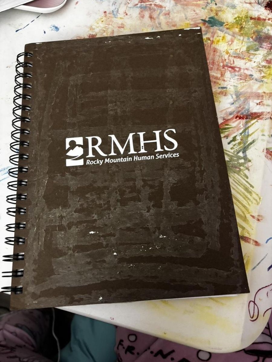 RMHS Rocky Mountain Human Services Spiral Notebook Lined Pages