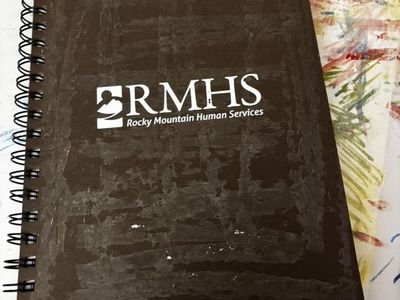 RMHS Rocky Mountain Human Services Spiral Notebook Lined Pages