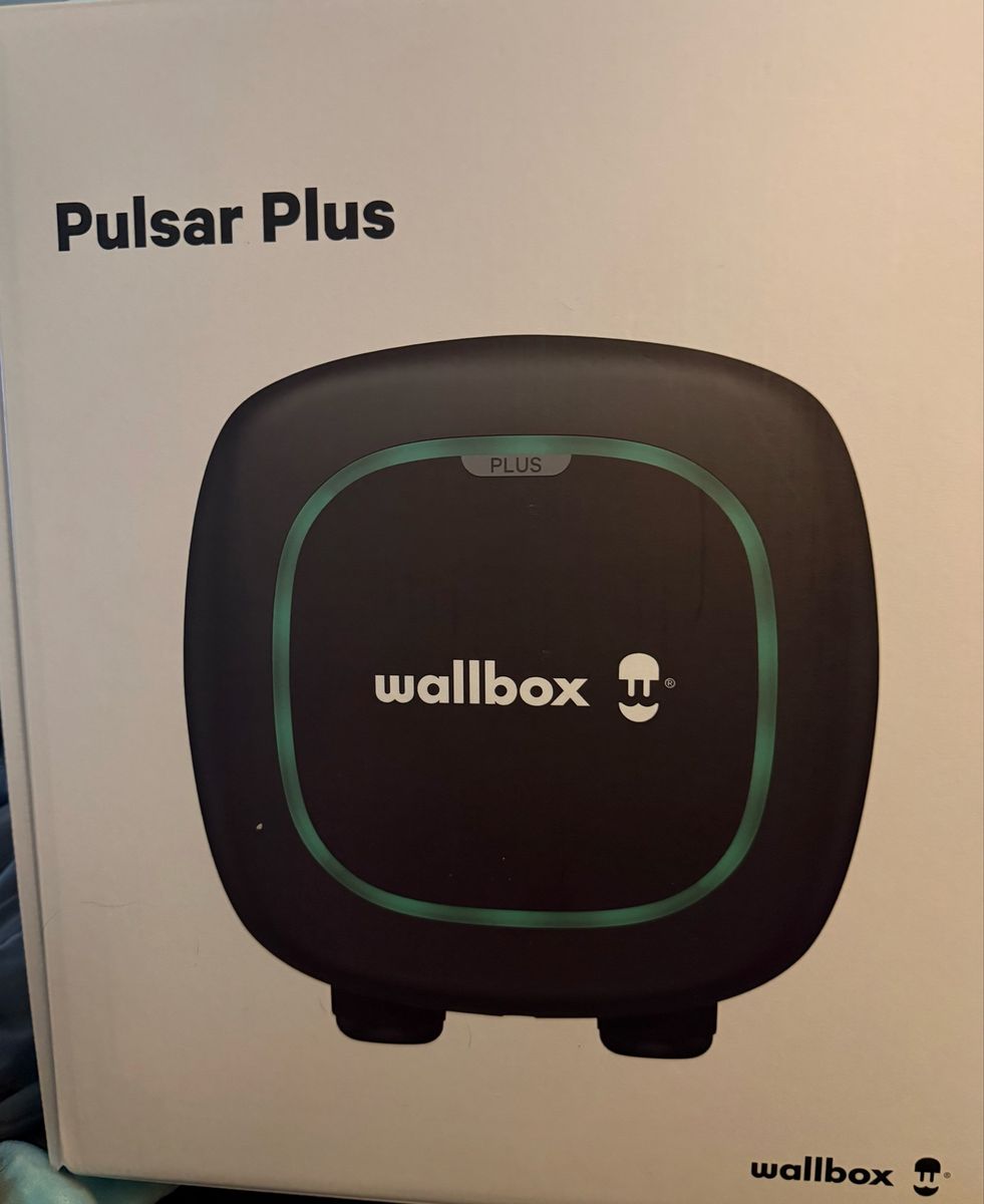 Wallbox Pulsar Plus 48A 11.5kW Level 2 EV Charger - Matte Black, 25ft Cable