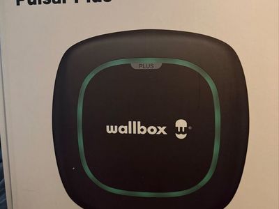 Wallbox Pulsar Plus 48A 11.5kW Level 2 EV Charger - Matte Black, 25ft Cable
