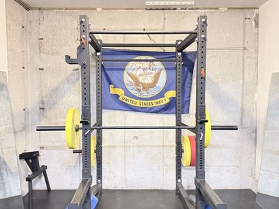 Rogue Monster Lite RML-490F Power Rack Squat Bench Press Pull-up Cage