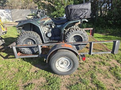 2000 yamaha kodiak 400 with trailer