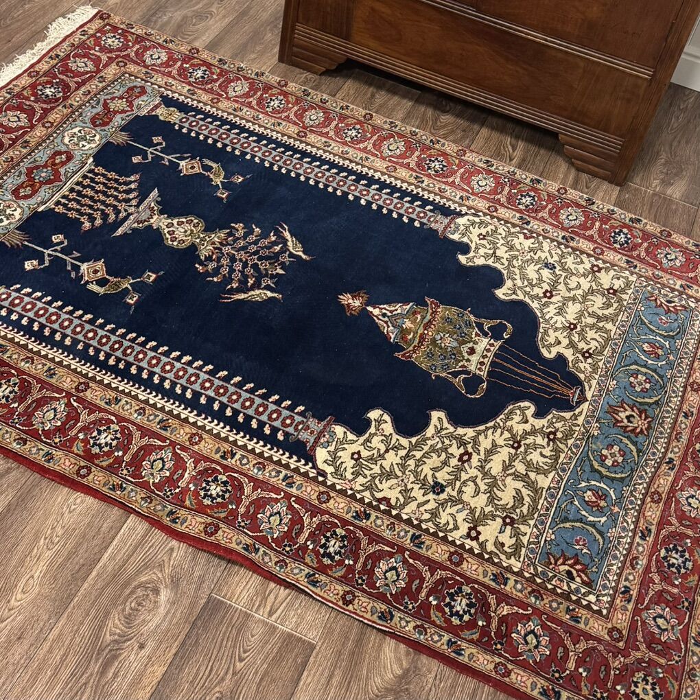 Hand-Knotted Persian Wool Rug
