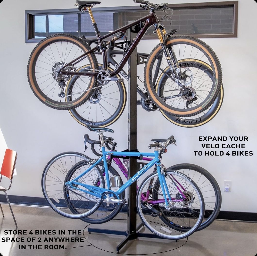 Feedback Sports 4‑Bike Vertical Storage Rack – Heavy Duty