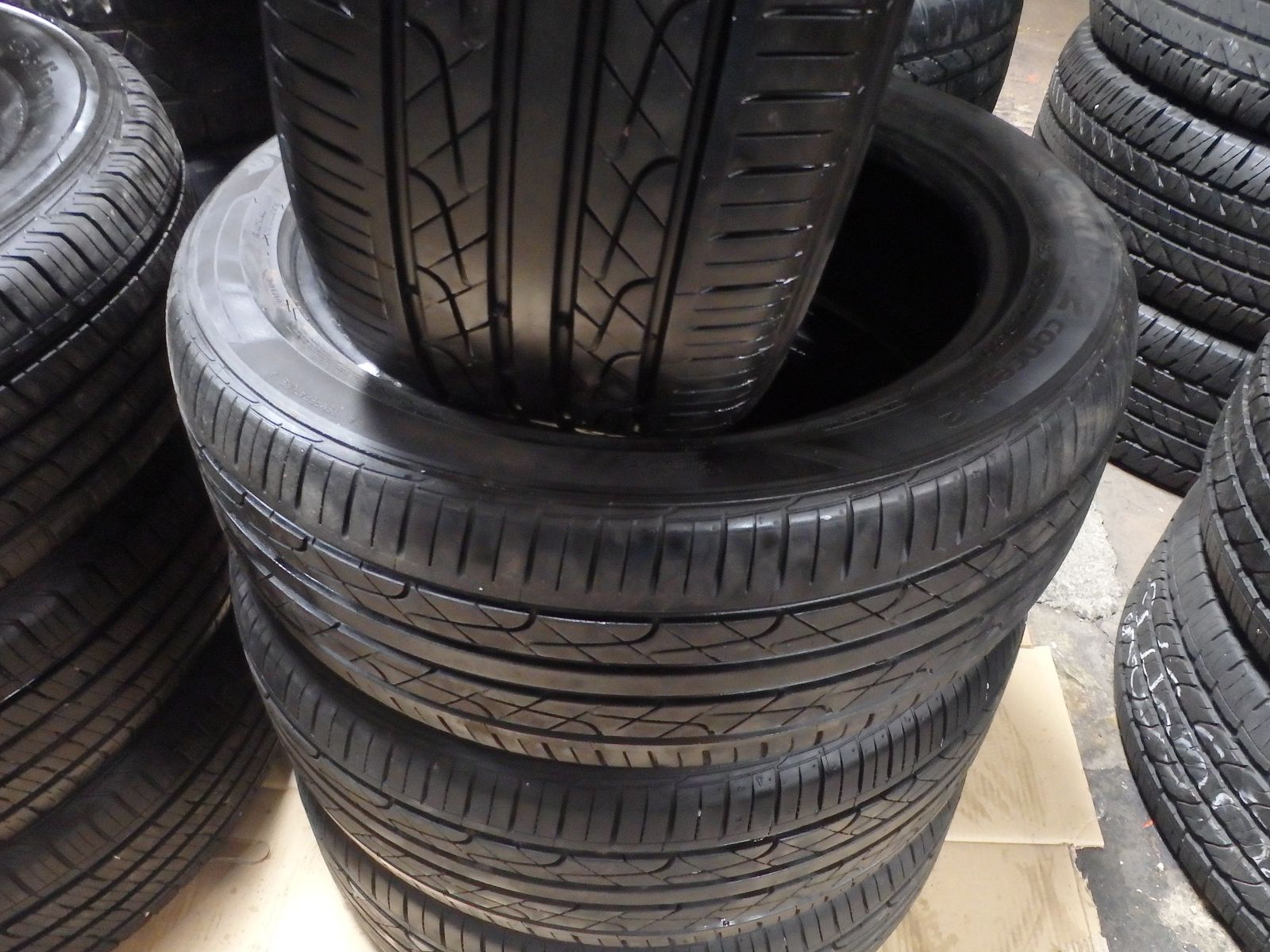 205/50R17 HANKOOK VENTUS V2 SET OF USED TIRES