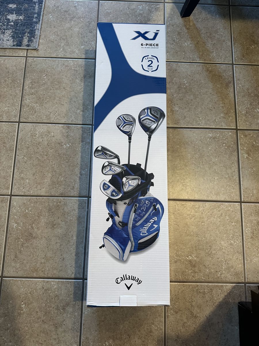 New Callaway Junior Xj-2 Golf Set