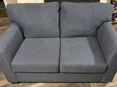 Navy Blue LOVE SEAT size couch
