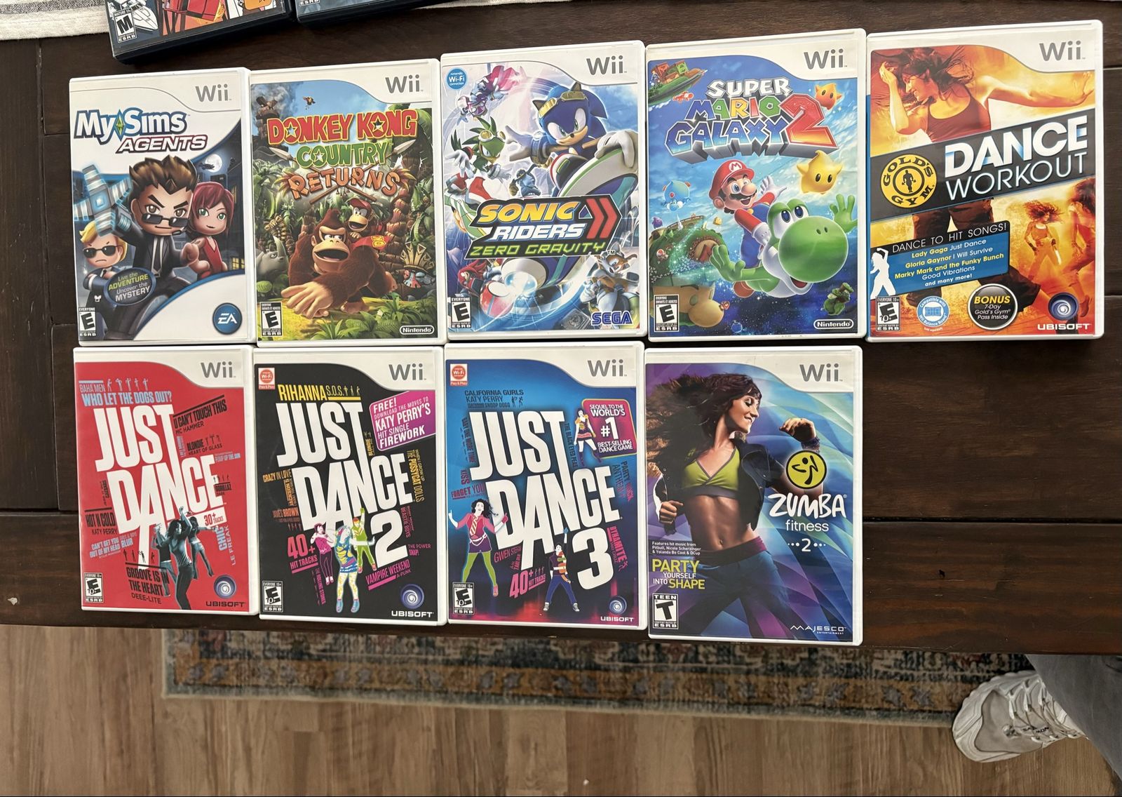 Nintendo Wii game lot excellent condition complete with manuals