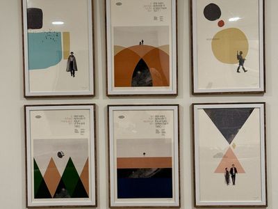 Set of 6 Framed Minimalist Star Wars Prints — $100 for the set