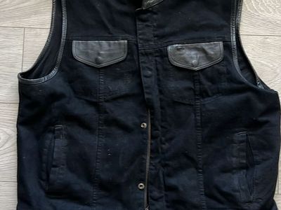 Denim Motorcycle Jacket 2XL