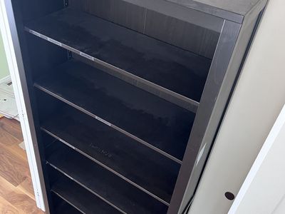 Black shelf