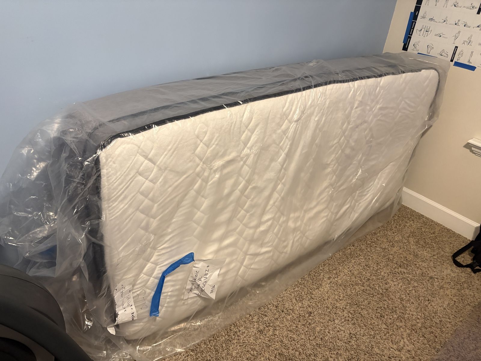 Serta Classic Twin XL Mattress - Plastic Wrapped 