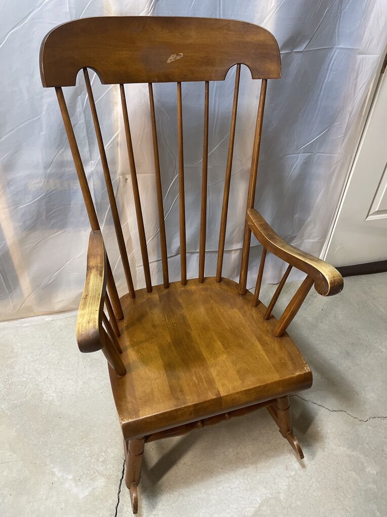 Antique Solid Rocking Chair