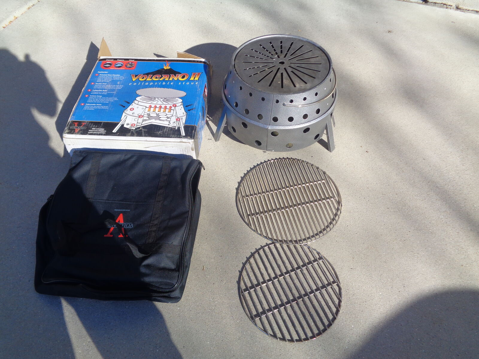 Volcano collapsible stove