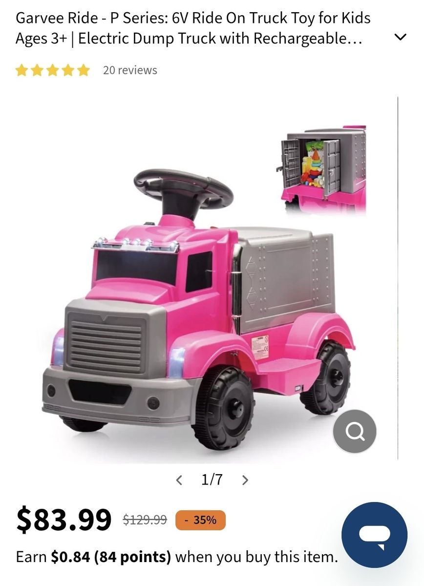 Garvee children's electric truck