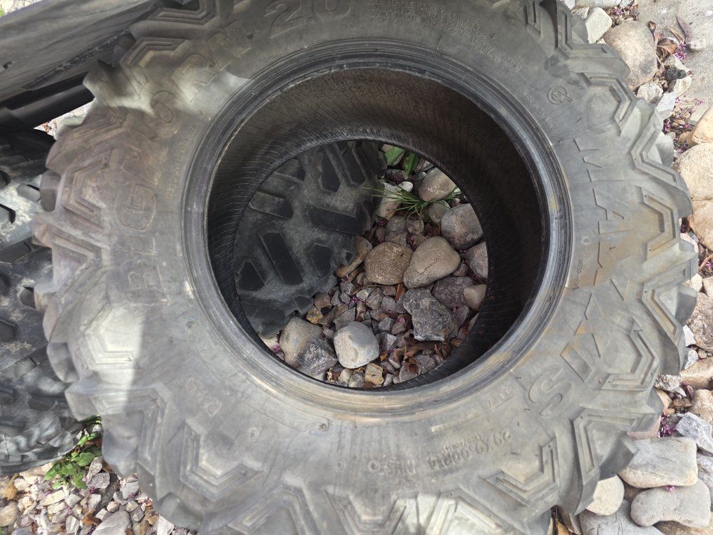 Free: Three Big Horn Maxxis utv tires.