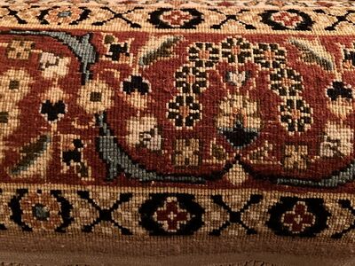 Handmade Persian 3 X 6 Silk Rug