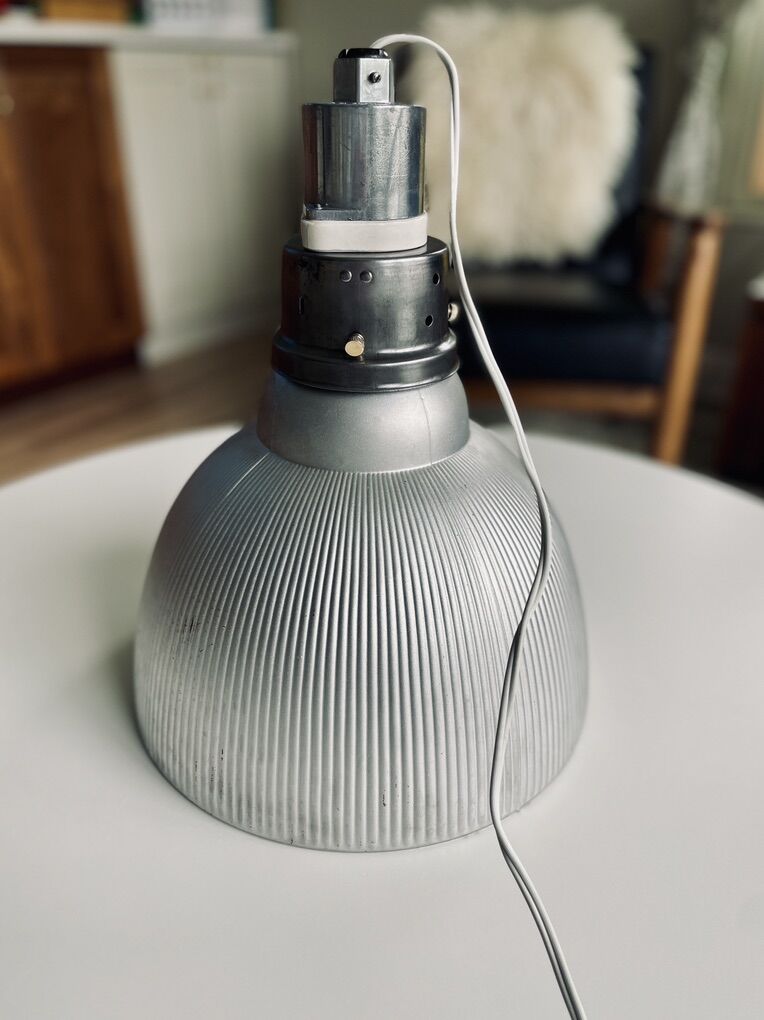 Vintage Industrial Pittsburgh Mercury Glass Light