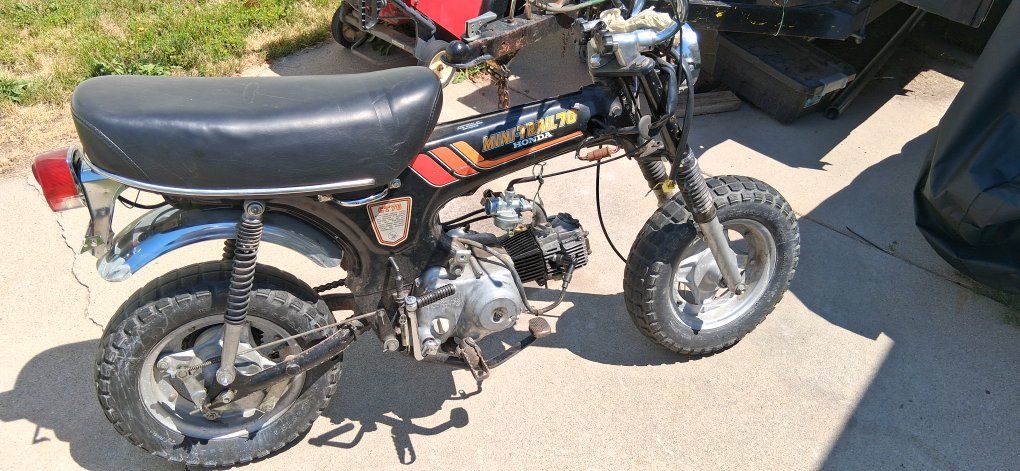 Vintage Honda Mini Trail 70 CT70 Trail Bike