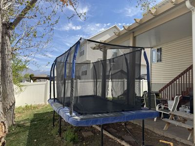 Trampoline: Upper Bounce 8' X 14' Gymnastics Style, Rectangular Set with Premium Top-Ring Enclosure System