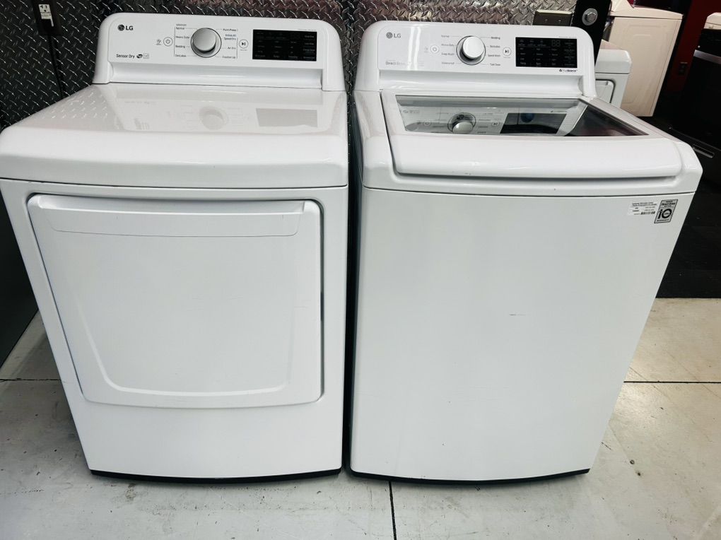 Lg Electric Top Load Set