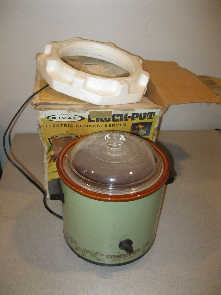 Vintage Crock Pot In Box