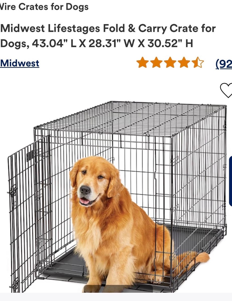 Dog Crate, EXTRA LARGE