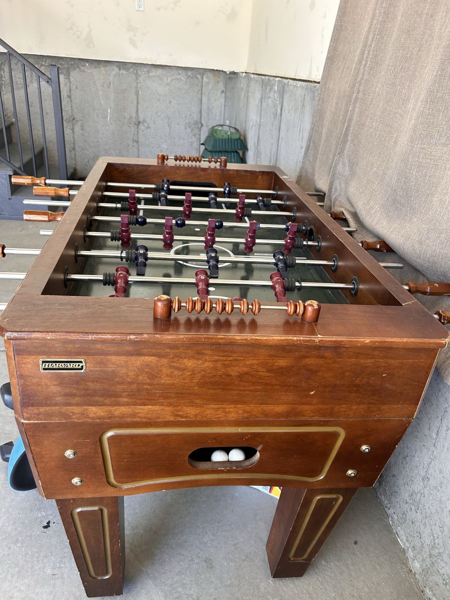 Harvard Full-Size Foosball Table – Excellent Working Condition – $250 OBO